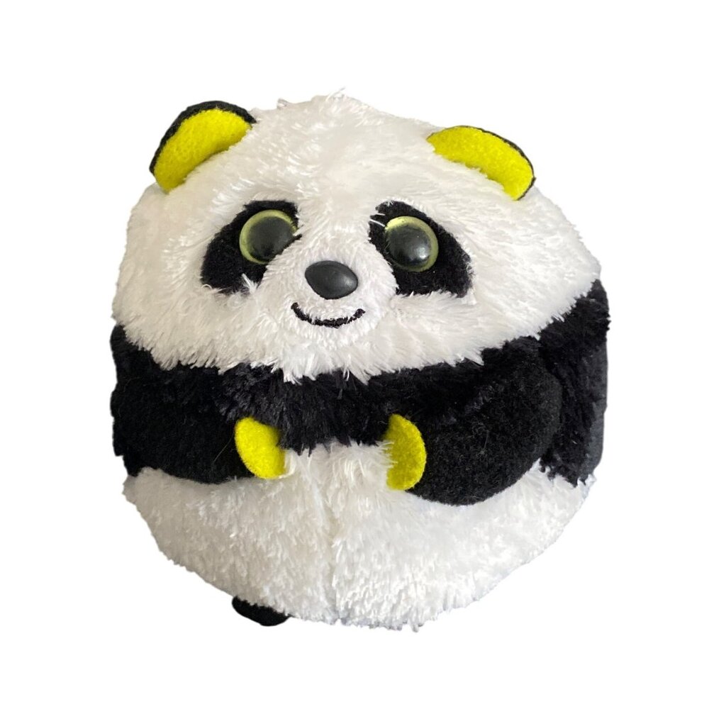 VTG Ty Beanie Ballz BONSAI Panda Bear Ball Plush Stuffed Animal Toy